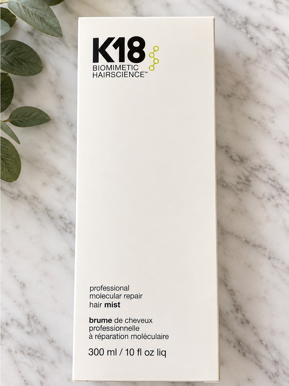 K18 Professional Molecular Repair Hair Mist — White